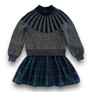 Crewcuts | Blackwatch Mixi Sweater Dress (6) 💙